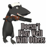 honey badger doesnt play well with others photo cut outs