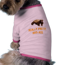 Honey Badger Pet T Shirt