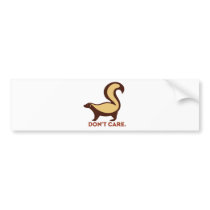 Honey Badger Don't Care Bumper Sticker
