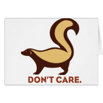 Honey Badger Don't Care Cards