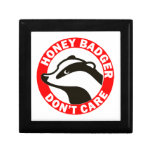 Honey Badger Don't Care Trinket Boxes