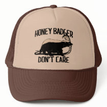 honey badger don't care trucker hats