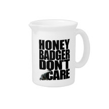 Honey Badger  Don't Care Pitcher