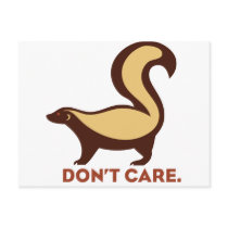 Honey Badger Don't Care Postcards