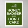 Honey Badger Don't Care Poster