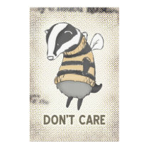 Honey Badger Don't Care. Posters