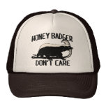 honey badger don't care trucker hats