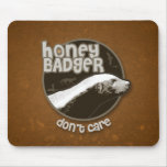 Honey Badger Don't Give a Sh*t (light) Mouse Pads
