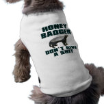 Honey Badger Don't Give A Shit Doggie Tee