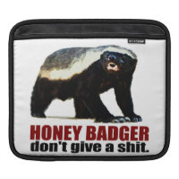 Honey Badger Don't Give a Shit rickshawsleeve