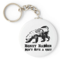 Honey Badger - Don't Give A Shit Keychain