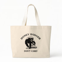 Honey Badger for light colored products Tote Bag
