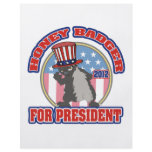 honey badger for president 2012 flyers