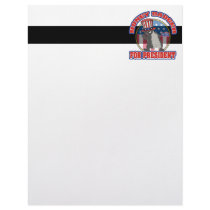 honey badger for president 2012 letterhead design