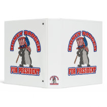 honey badger for president usa flag binder