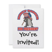 honey badger for president usa flag announcement