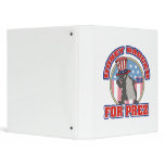 honey badger for prez 2012 3 ring binder