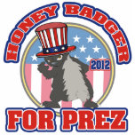 honey badger for prez 2012 photo cut out