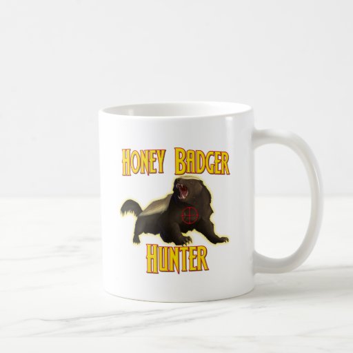 Honey Badger Hunter Mugs