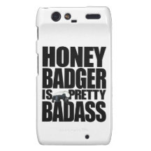 Honey Badger Is Pretty Badass Droid RAZR Case