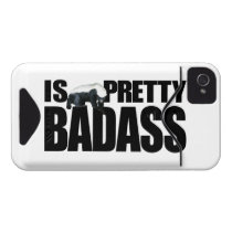 Honey Badger Is Pretty Badass ID iPhone 4 Case