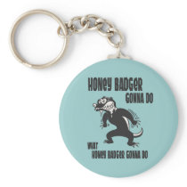 Honey Badger Keychains