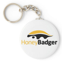 Honey Badger Logo Key Chains