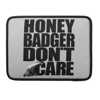 Honey Badger Macbook Pro 13" Rickshaw Flap Sleeve MacBook Pro Sleeve