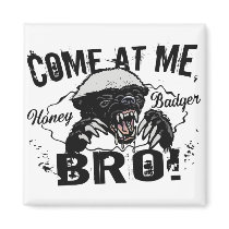 Honey Badger Fridge Magnet
