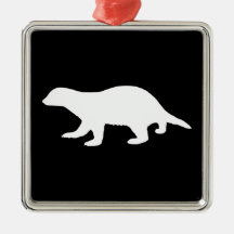 Honey Badger Ornament