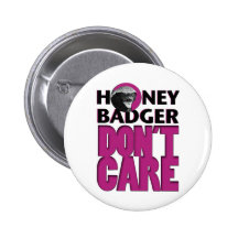 Honey Badger.png Pinback Buttons