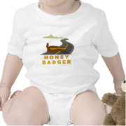 honey badger road kill shirt