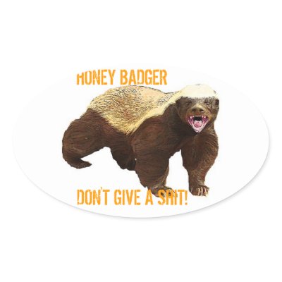 Honey Badger Stickers