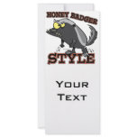 HONEY BADGER STYLE rack cards