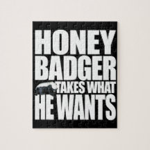 Honey Badger Takes What He Wants Puzzle