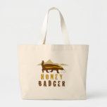 HONEY BADGER TOTE BAGS