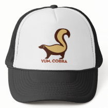 Honey Badger Yum Cobra Trucker Hats
