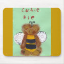 HONEY  BEAR BEE MOUSEPAD