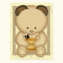 Honey Bear Postcard