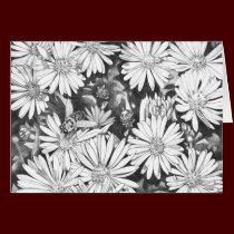 Honey Bee Art Card Wildflower Custom Greeting Card cards
