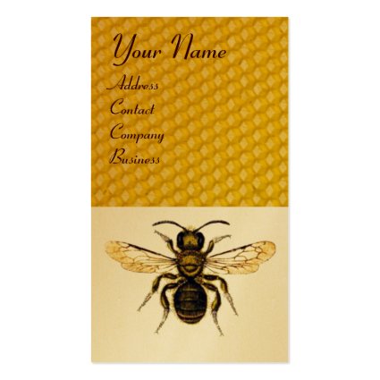 HONEY BEE ,BEEKEEPER /beekeeping supplies Business Card