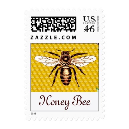 HONEY BEE ,BEEKEEPER POSTAGE STAMP