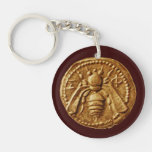 HONEY BEE ,BEEKEEPING,BEEKEEPER ACRYLIC KEYCHAIN