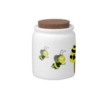 HONEY BEE CANDY JAR candy jars