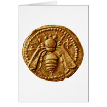 HONEY BEE GREETING CARD