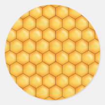 honey bee comb texture stickers