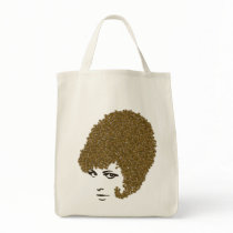 Honey Bee hive Hair-do Tote Canvas Bag
