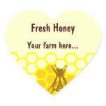 Honey Bee Honeycomb Custom Jar Label Stickers stickers