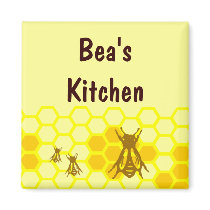 Honey Bee Honeycomb Magnet magnets