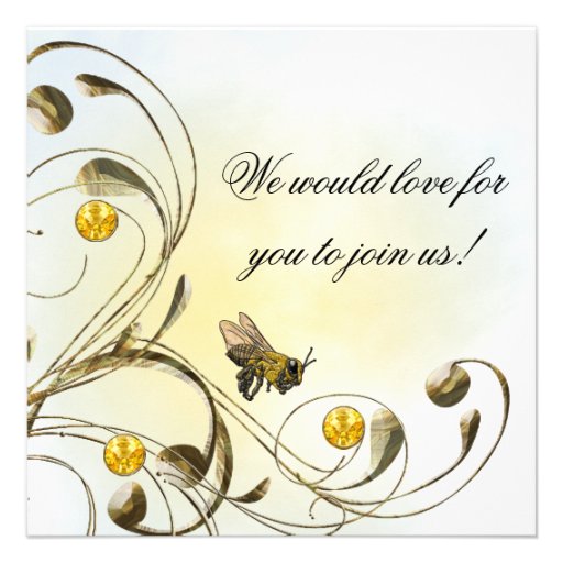 Honey Bee Invitations